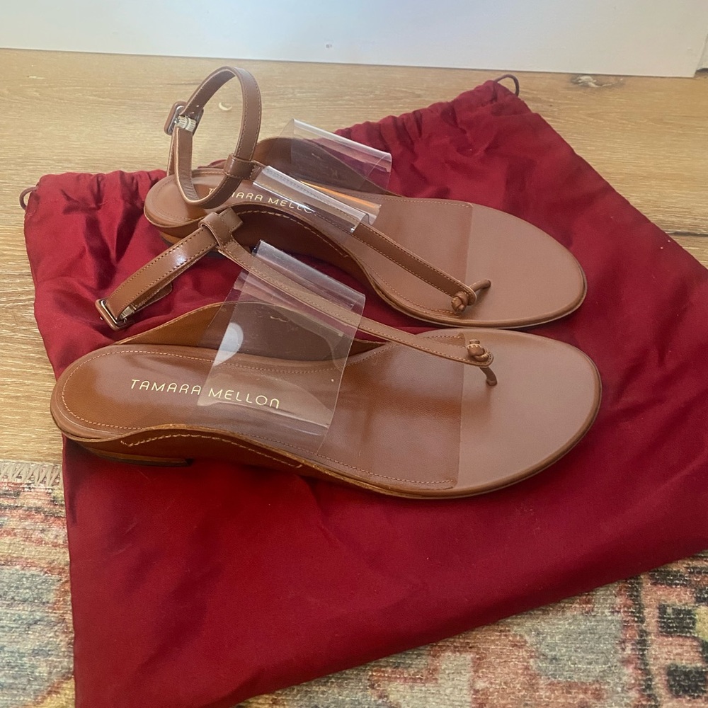 Tamara Mellon sling back sandal